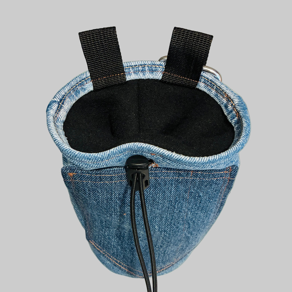Upcycled Denim Chalk Bag