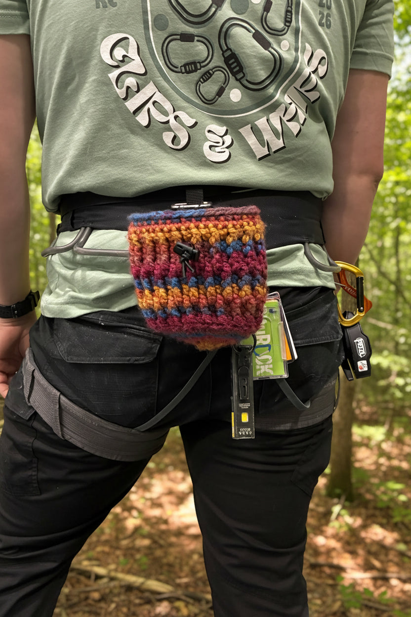 SUNSET Crochet Chalk Bag