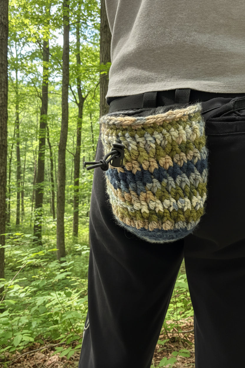 FOREST Crochet Chalk Bag